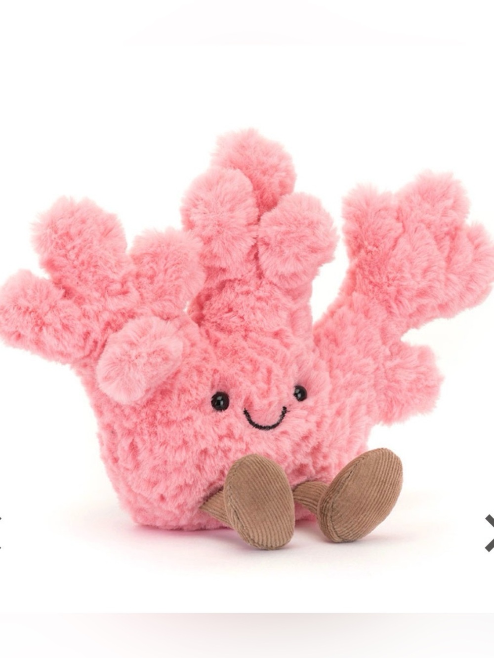 Jellycat Pink Coral Plush Stuffed Animal